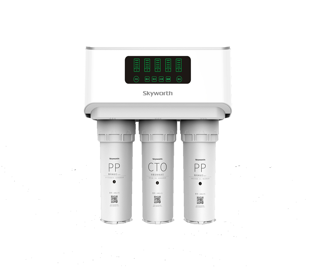 创维(skyworth) x1 进口ro膜五级过滤反渗透直饮家用净水器 饮水器厨