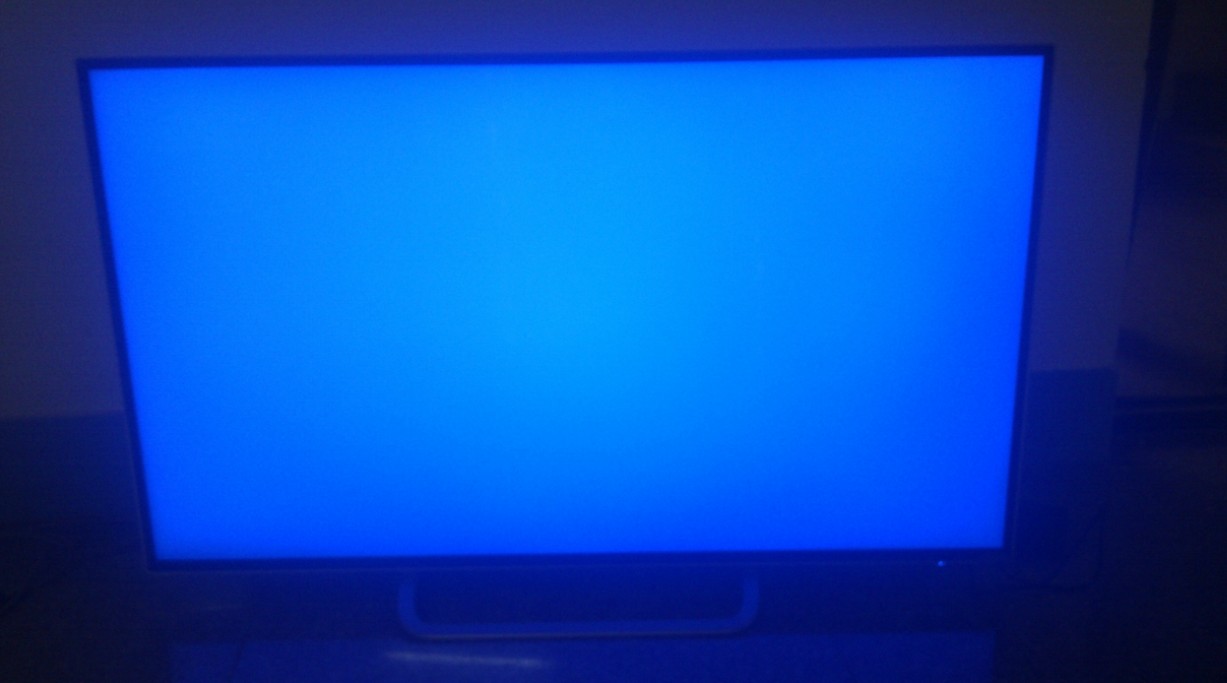 我电视开机直接蓝屏了。怎么修啊-酷开TV K系